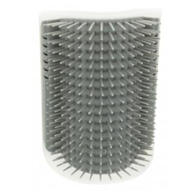 Trixie massageborstel muur hoek grijs