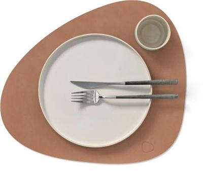 LIND DNA - Dinner Mat Curve - Placemat 37x44 cm Nupo Old Rose LIND DNA - Dinner Mat Curve - Placemat 37x44 cm Nupo Old Rose