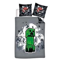 Minecraft Dekbedovertrek 140 x 200 cm - polykatoen - thumbnail