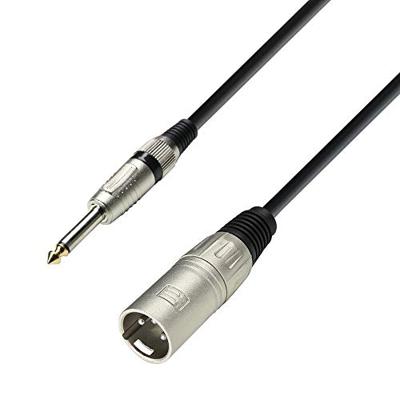 Adam Hall 3 Star MMP 0300 verloopkabel 1x XLR male naar 1x jack mono 3m Adam Hall 3 Star MMP 0300 verloopkabel 1x XLR male naar 1x jack mono 3m