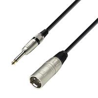 Adam Hall 3 Star MMP 0300 verloopkabel 1x XLR male naar 1x jack mono 3m - thumbnail