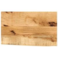 Tafelblad met natuurlijke rand 50x20x3,8 cm massief mangohout - thumbnail