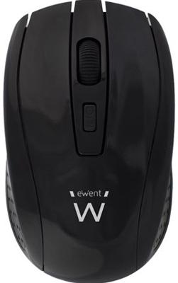 Ewent EW3235 Draadloze Muis USB Nano Ontvanger 1000-1600dpi - Zwart Ewent EW3235 Draadloze Muis USB Nano Ontvanger 1000-1600dpi - Zwart