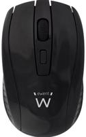 Ewent EW3235 Draadloze Muis USB Nano Ontvanger 1000-1600dpi - Zwart - thumbnail