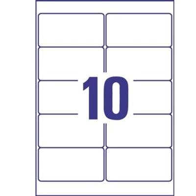 Avery-Zweckform L4744REV-25 96 x 50.8 mm Papier Wit 300 stuk(s) Weer verwijderbaar Universele etiketten Inkt, Laser, Kopie 30 vel DIN A4