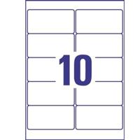 Avery-Zweckform L4744REV-25 96 x 50.8 mm Papier Wit 300 stuk(s) Weer verwijderbaar Universele etiketten Inkt, Laser, Kopie 30 vel DIN A4 - thumbnail