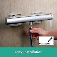 Hansgrohe Tecturis E ééngreeps douchekraan opbouw, chroom - thumbnail