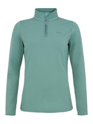 Protest Fabriz 1/4 Zip Pully Dames Crocodile Green M/38