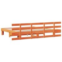 Bedframe met lade Bruin 180 x 200 cm Massief hout - thumbnail