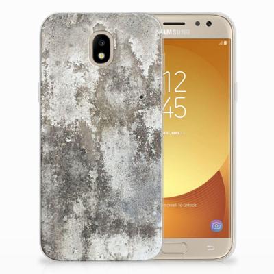 Samsung Galaxy J5 2017 | TPU | Siliconen hoesje | Beton Print