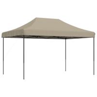 VidaXL Partytent inklapbaar pop-up 440x292x315 cm taupe - thumbnail