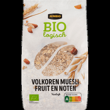 Jumbo Biologisch Volkoren Muesli Fruit en Noten 500 g
