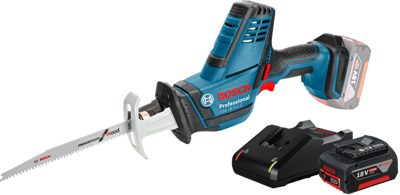 Bosch Professional GSA 18V-LI C incl. 4,0 Ah Accu
