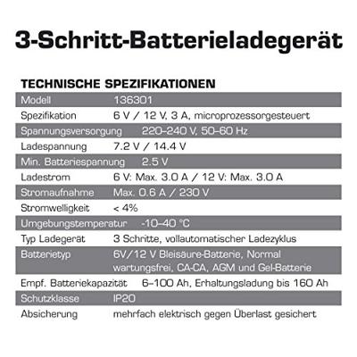Dino KRAFTPAKET Druppellader 12 V, 6 V 3 A 3 A