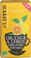 Clipper Orange & lemon infusion bio 20 Zakjes - thumbnail