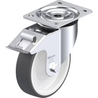 Blickle L-POTH 160K-FI Zwenkwiel met rem Wieldiameter: 160 mm Draagvermogen (max.): 400 kg 1 stuk(s) - thumbnail