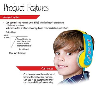 JVC HA-KD5-P-E On Ear koptelefoon Kabel Pink, Lila Volumebegrenzing, Lichtgewicht Kinderen JVC HA-KD5-P-E On Ear koptelefoon Kabel Pink, Lila Volumebegrenzing, Lichtgewicht Kinderen