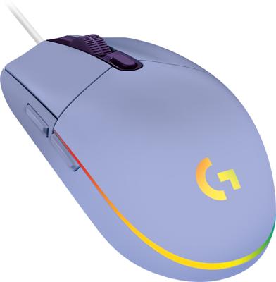 Logitech - G203 Lightsync Gaming Mouse - Lilac Logitech - G203 Lightsync Gaming Mouse - Lilac