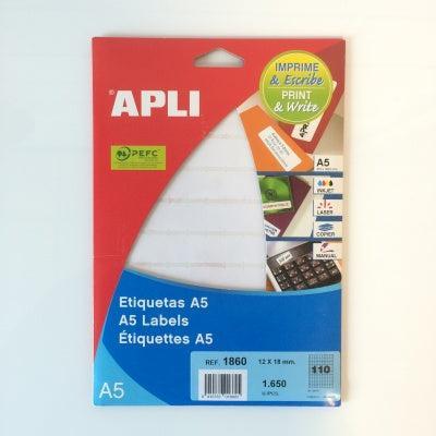 Apli mapje permanent 12x18 mm 1650 stuks