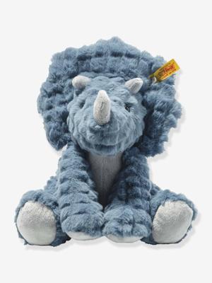 Triceratops knuffel 28 cm voor kinderen DIXI STEIFF petrolblauw Triceratops knuffel 28 cm voor kinderen DIXI STEIFF petrolblauw