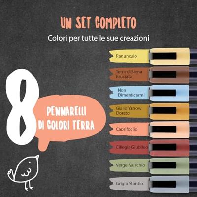 Krijtstift securit sma-510 schuin 2-6mm earth