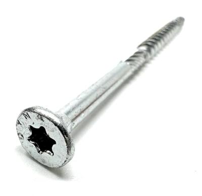 Dynaplus constructieschroef [100x] - VZ - platkop - TX-30 - 6.0x100/55mm