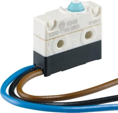 Marquardt 1048.0151 Klikschakelaar 1048.0151 250 V/AC 1 A 1x aan/(aan) IP67 Moment/moment 1 stuk(s)