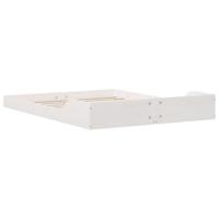 Bedframe Wit 140 x 190 cm Massief grenenhout - thumbnail