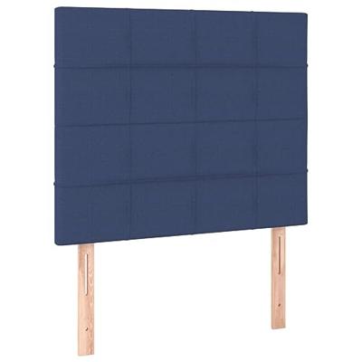 Bedframe zonder matras 80x200 cm stof blauw