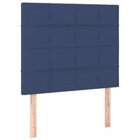 Bedframe zonder matras 80x200 cm stof blauw - thumbnail