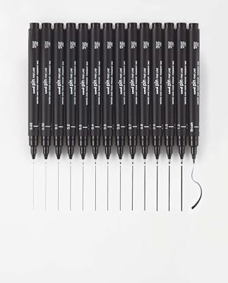 Fineliner Uni-ball Pin Musthave Handlettering set à 5 stuks assorti Fineliner Uni-ball Pin Musthave Handlettering set à 5 stuks assorti