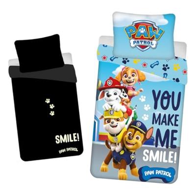 PAW Patrol Dekbedovertrek You Make me Smile Glow in the Dark - Eenpersoons - 140 x 200 cm - Multi