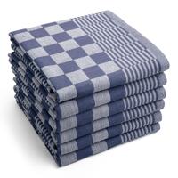 Byrklund Theedoek Clean & Tidy Blauw - 6 stuks - thumbnail