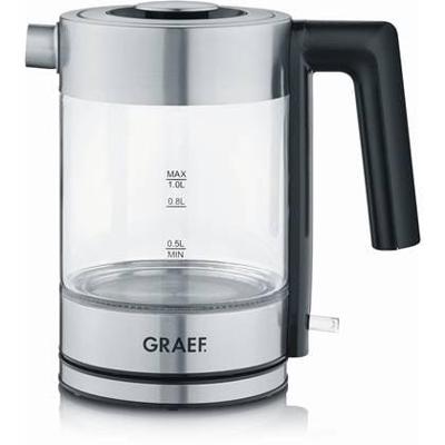 Graef WK300 Waterkoker Oververhittingsbeveiliging Aantal/Volume: 1 l RVS