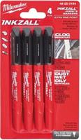 Milwaukee Accessoires inkzall fine tip markers - 4pc - 48223154 - thumbnail