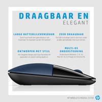 Wireless muis HP Z3700 Blauw Zwart/Blauw - thumbnail
