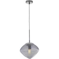 ECO-Light GREENWICH I-GREENWICH-E-S1 BLU Hanglamp E27 60 W Zeeblauw, Chroom - thumbnail