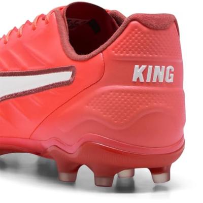 PUMA King Pro Gras / Kunstgras Voetbalschoenen (MG) Rood Wit
