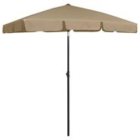 VidaXL Strandparasol 180x120 cm taupe - thumbnail