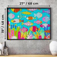 Patterned Fishes Puzzel 1000 Stukjes - thumbnail