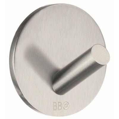 Haak Smedbo Xtra Design Mini Rond Geborsteld RVS Smedbo