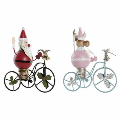 Kerstversiering DKD Home Decor Metaal (2 pcs) (15 x 9 x 19 cm)