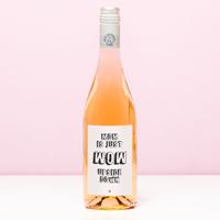 Wijnfles Mom is wow upside down - Rosé (Blush Rosé) - thumbnail