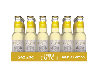 Double Dutch double lemon flesje (24x 20cl)