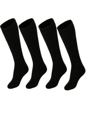 Heatkeeper Dames Thermo Kniehoogte Sokken 4-pack Zwart