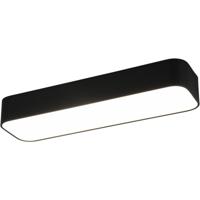 LED Plafondlamp 21W - Dimbaar Rechthoekig - Mat Zwart Aluminium - thumbnail