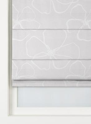 HEMA Vouwgordijn Baarn bloem ivoor (ivoor)