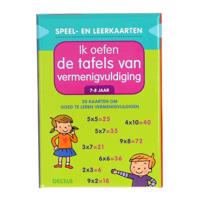 Deltas Speel- en leerkaarten - ik oefen de tafels van vermenigvuldi - thumbnail