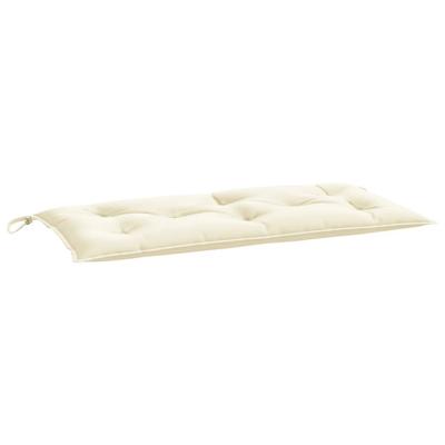 VidaXL Tuinbankkussen 100x50x7 cm oxford stof crèmekleurig