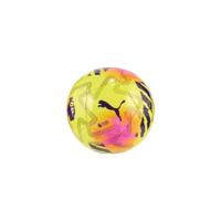 PUMA Orbita Premier League Lights Mini Voetbal Maat 1 Geel Oranje Roze - thumbnail